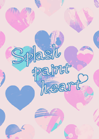 Splash paint heart -Sickly cute-