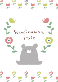 Scandinavian style -bear-