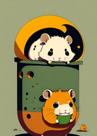 Halloween Hamster d45360
