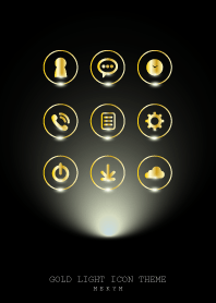 GOLD LIGHT ICON THEME