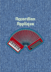 Accordion Applique Red 30