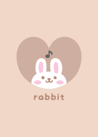 兔子3 音符 [杏橙]