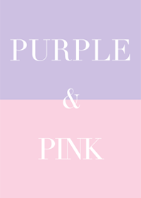 purple & pink .