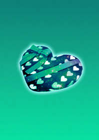 Lovely Green Blue Present@Winter Feature