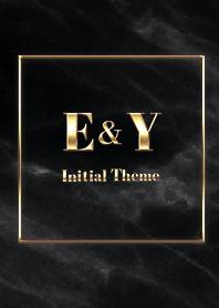 [ E&Y ]  Initial Theme Gold Black