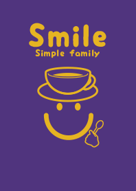 Smile & Teatime Pansy purple