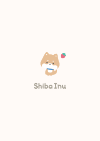 Shiba Inu3 Strawberry [Beige]