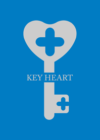 KEY HEART Blue