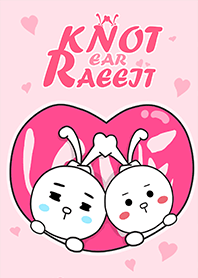 Knot ear rabbit - Pink