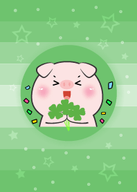Simple Pig Love Green Theme