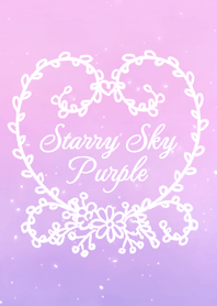 Romantic starry sky -Purple