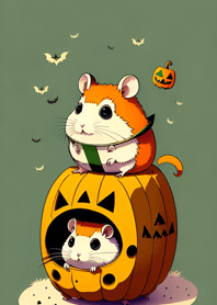 Halloween Hamster A77666
