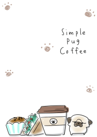 シンプル パグ コーヒー