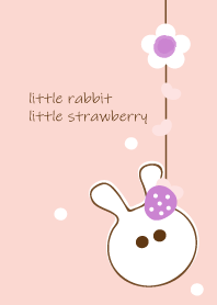 little rabbit with little strawberry 64
