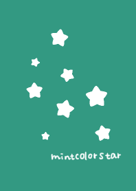 Mint color and star white