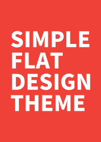 SIMPLE FLAT DESIGN THEME