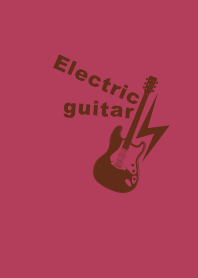 Electricguitar wine-red