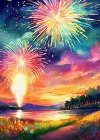 Beautiful Fireworks Theme#3010