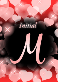 M-Initial-heart-Red&black