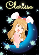 Clarissa - Bunny girl on Blue Moon
