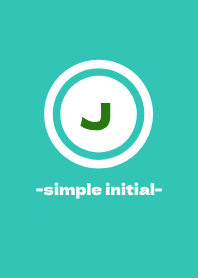 simple initial-J- THEME 18