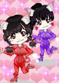 Harajuku system cat ears girl ale