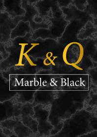 K&Q-Marble&Black-Initial