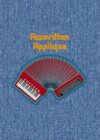 Accordion Applique Red 12