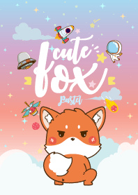 Fox Lovely Galaxy Pastel