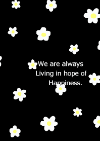 flower pattern / black2