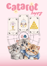 HAPPY CAT x TAROT CARD x STONES V.4