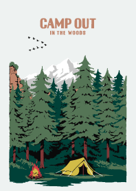 CAMP OUT: IN THE WOODS /White