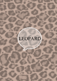 Leopard pattern and beige simple