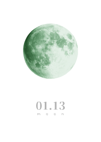 Moon - 1月13日 - 白