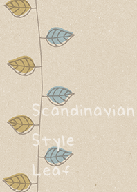 Scandinavian Style Leaf*kraft blue