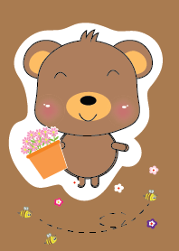 Simple cute bear theme v.9 (JP)