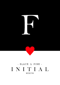 INITIAL F -BLACK&RED-