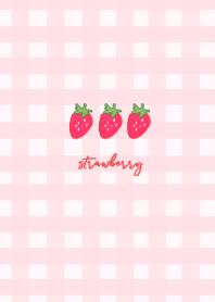 strawberry plaid / pinkred(JP)