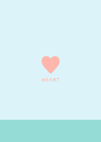 Simple Heart - Blue Ivory & Blue