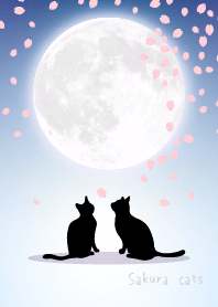 사쿠라 고양이 : 보름달 WV