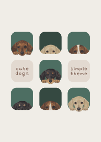 DOGS - dachshund - FOREST GREEN