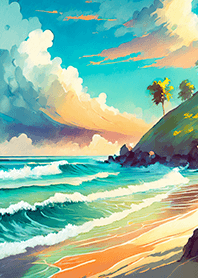 Beautiful real scenery(Summer-444)