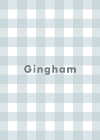 Gingham Plaid - pastel blue