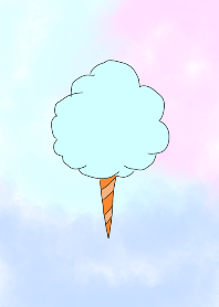 Cotton candy pastel theme