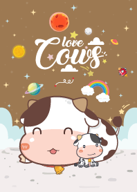 Cows Love Galaxy Brown
