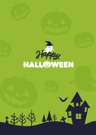 Happy Halloween! / Green x Navy