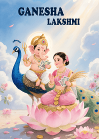 Ganesha,Lakshmi, wealth, prosperity 2 JP