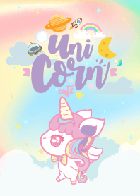 Unicorn Cute Galaxy Charming