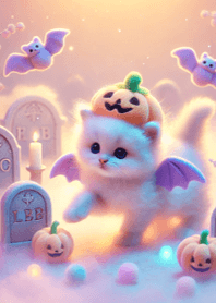 Lovely baby cat in Halloween costume6