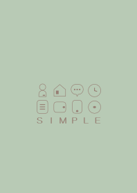 SIMPLE(beige green)V.788b